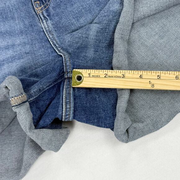 Old Navy Plus Women’s OG Straight High Rise Jean Denim Short 28 4X Blue - Picture 12 of 14